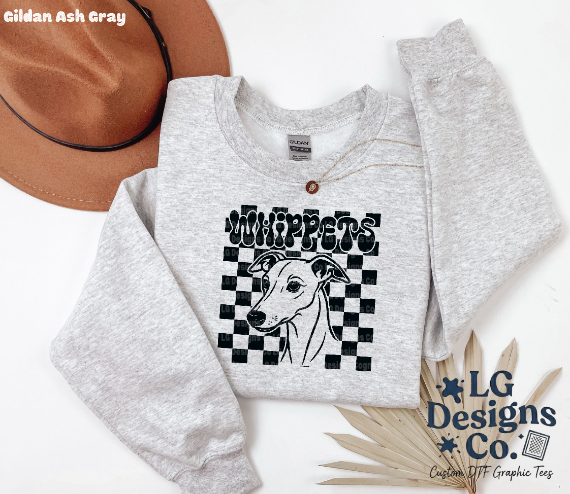 Whippets Checkered Mascot